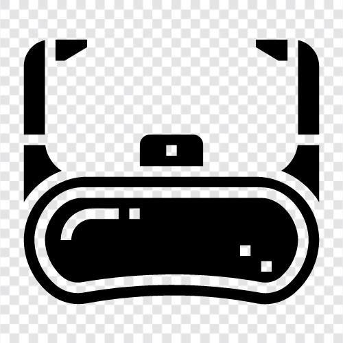 Virtual Reality, 3D Glasses, Augmented Reality, Headset icon svg