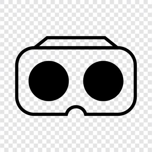 Virtual Reality, Google Cardboard, Samsung Gear VR, Oculus Rift symbol