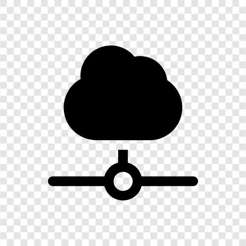 Virtual Server, Cloud Server, Web Server, Application Server icon svg