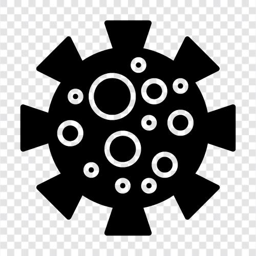 Virus, Atmung, Krankheit, saisonale symbol