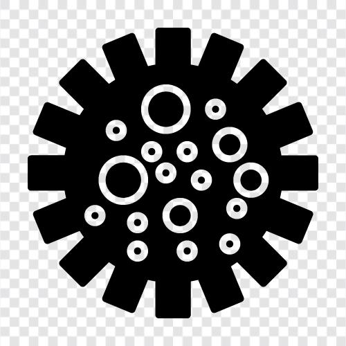 Virus, respiratorische, infektiöse, Krankheit symbol