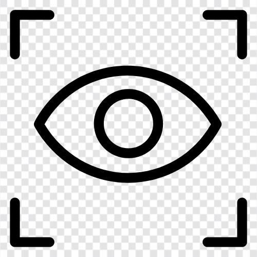 vision, optical, sight, eyeball icon svg