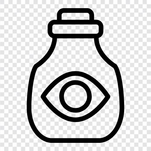 vision, eyesight, eyeballs, optic nerve icon svg