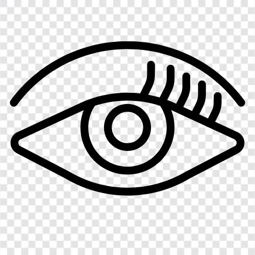 Sehvermögen, Brille, Kontaktlinsen, Medizin symbol