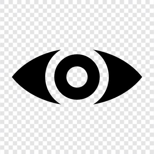 Görüş, Göz, Oftalmoloji, Optometri ikon svg