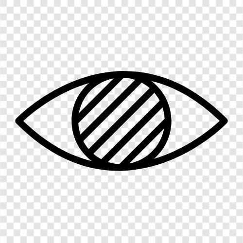 vision problems, vision problems with glasses, vision problems with contacts, double vision icon svg