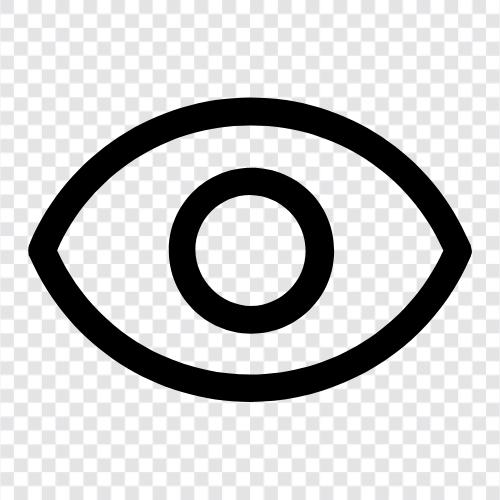 Vision, Glasses, Pupils, Eyebrows Значок svg