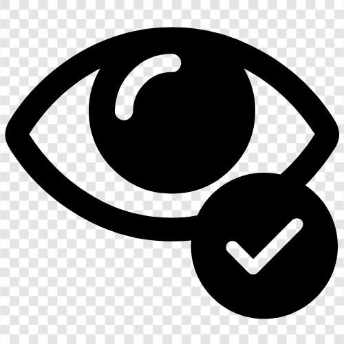 vision test, eye exam, vision test results, sight test icon svg