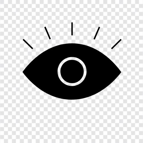 vision, sight, look, glance icon svg