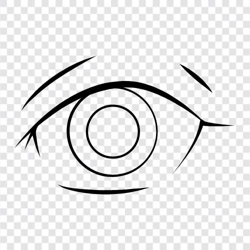 Sehen, Prüfen, Prüfen Sie Ihre Augen, Auge symbol