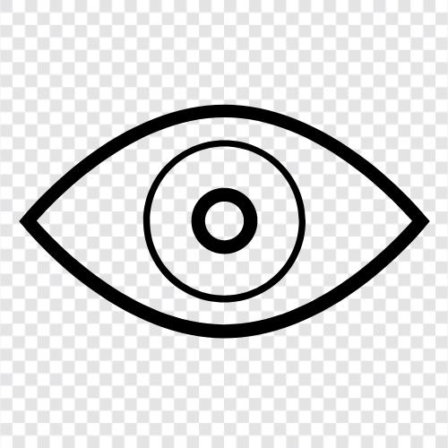 Vision, Health, Eye Care, Ophthalmology icon svg