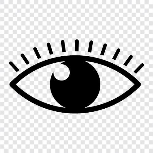 Vision, Eyesight, Eyes, Vision Science icon svg