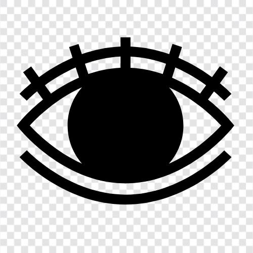 vision, eyesight, optical, vision problems icon svg