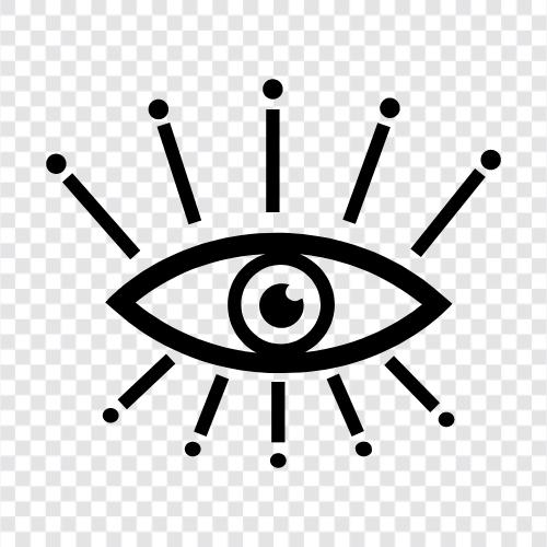 Sehen, Augen, Augäpfel, Augäpfel gesund symbol