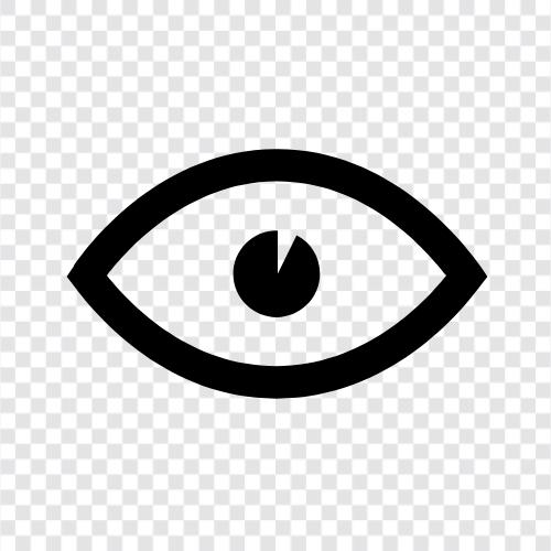 Vision, Eye health, Eye diseases, Eye surgery icon svg