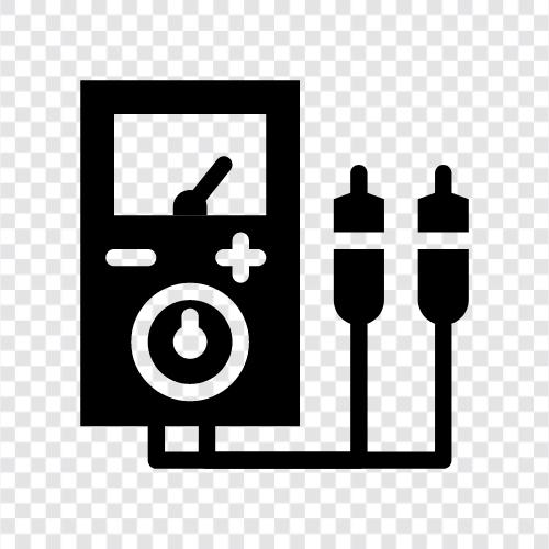 volts, current, amps, watts icon svg