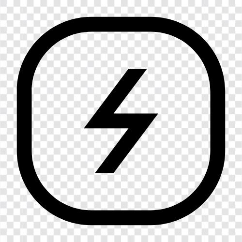 Volt, Ampere, Watt, Kilowatt symbol