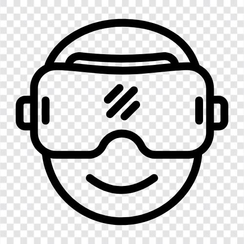 gaming, headsets, video, Virtual Reality icon svg