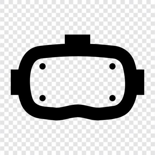 vr, Virtual Reality, Virtual Reality Headset, 3D symbol