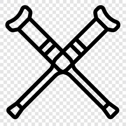 walkers, canes, braces, walking aids icon svg