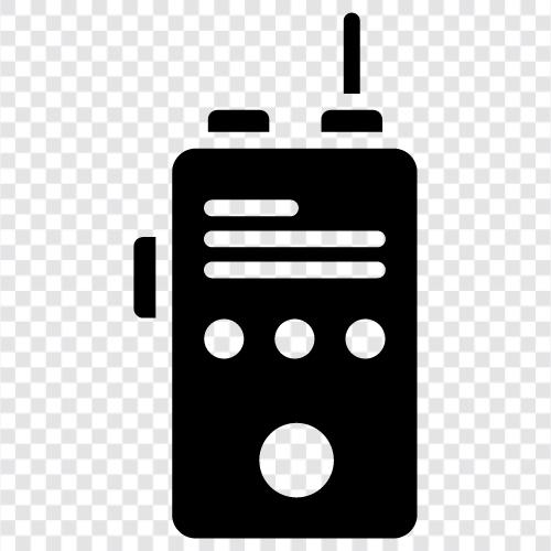 walkie talkie, radio, ham radyo, CB radyo ikon svg