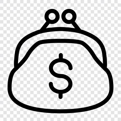 Wallet, Cash, Currency, Bank icon svg