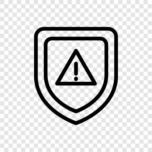 warning shield, yellow warning, red warning, hazardous material icon svg