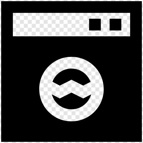 washer, washers, machine, washing icon svg