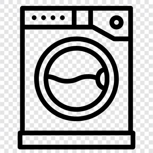 Waschmaschine, Waschmaschine zum Verkauf symbol