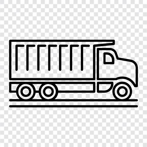 Waste Truck, Recycling Truck, Dump Truck icon svg