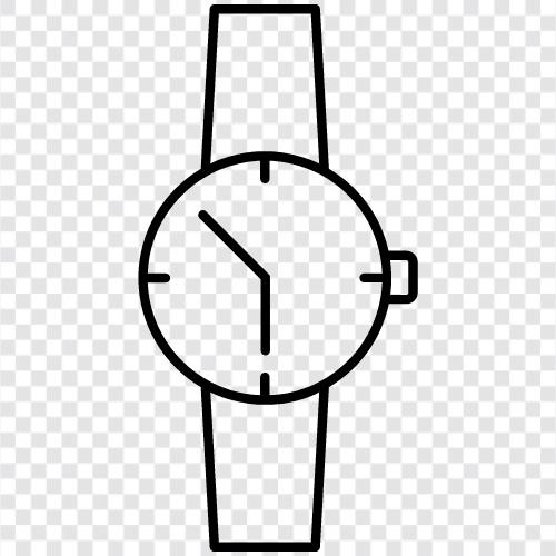 Uhrband, Uhrbatterie, Uhrenband Ersatz, Uhrbandgröße symbol