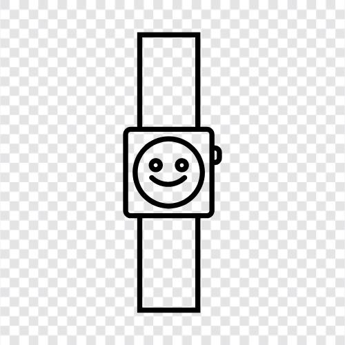 Смотрите, Андроид, Apple Watch, смотрите в лицо Значок svg