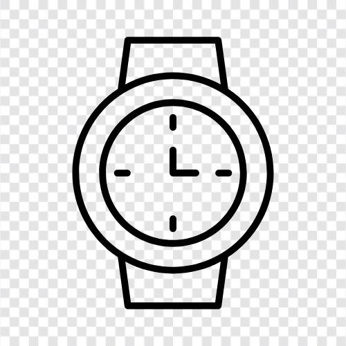 watch with, time, timex, digital ikon svg