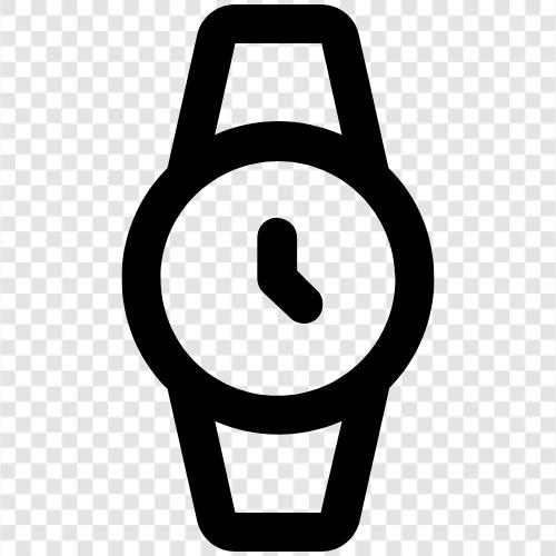 Uhren, Uhrmacher, Uhrreparatur, Uhrenarmband symbol