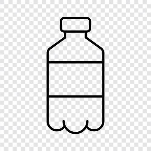 Владелец бутылок для воды, влагоноситель для легковых автомобилей, клетки для водяных бутылок, вода Значок svg