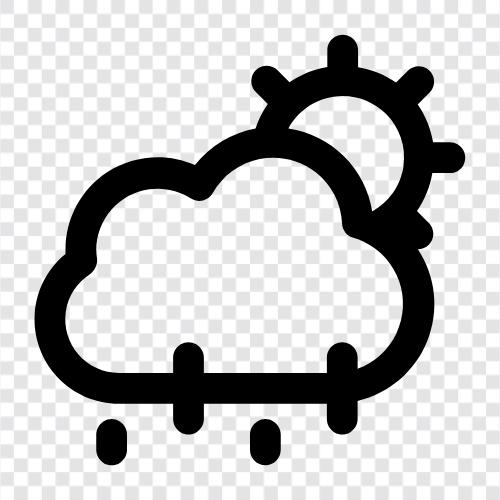 Wasser, Niederschlag, Himmel, Wolken symbol