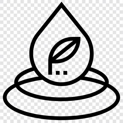 water conservation, water usage, water pollution, water treatment icon svg