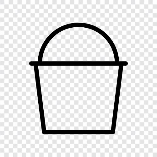 water, bucket, garden, watering icon svg