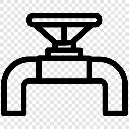 tap, spout, faucet sapı, banyo ikon svg