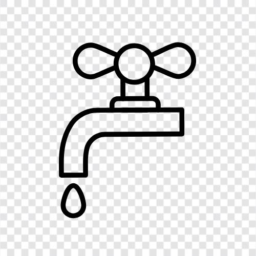 Wasser, Wasserhahn, Waschbecken, Badezimmer symbol