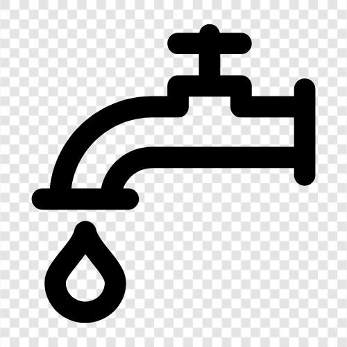 Wasserhahn, Wasserfilter, Wasser Krug, Wasserkühler symbol