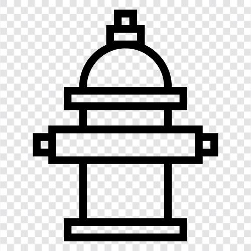 water hydrant, fire hydrant, hydrant water line, hydrant icon svg