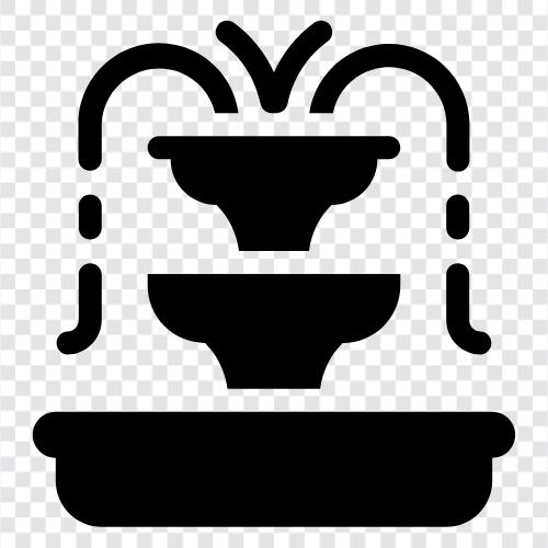 water, spout, cascades, waterfalls icon svg