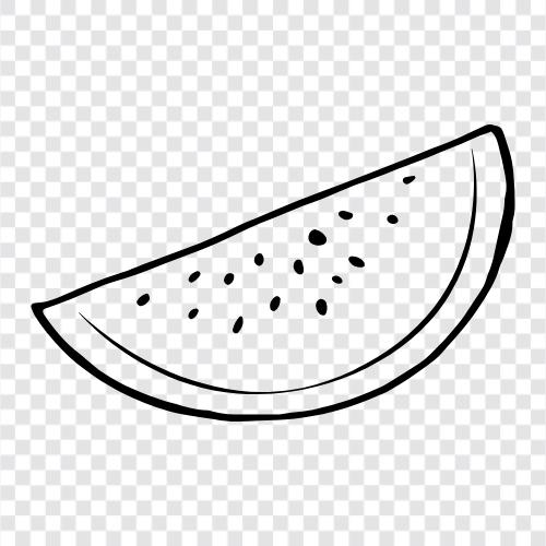 watermelon, slice, fruit, summer icon svg