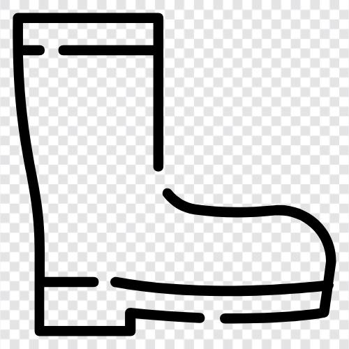 waterproof, rain boots, snow boots, cold weather boots icon svg