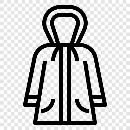 waterproof, raincoat, coat icon svg