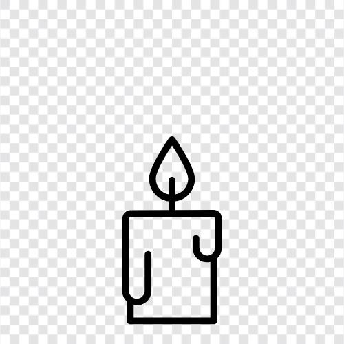 wax candle, scented candle, votive candle, melting candle icon svg