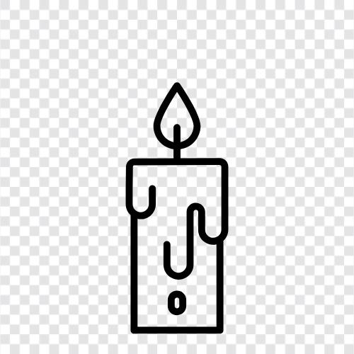 wax, wick, melted, candle icon svg