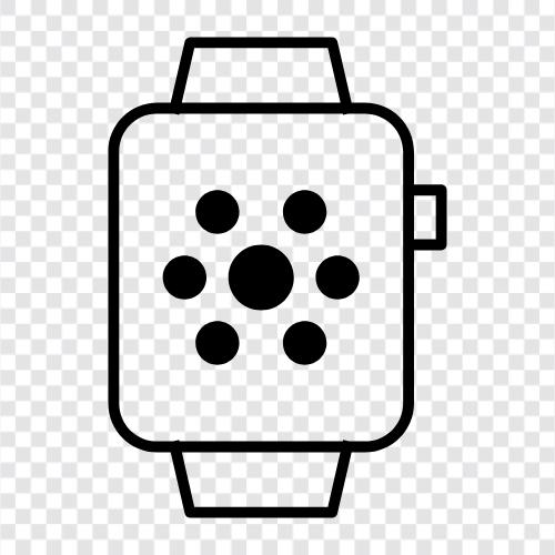 Wearable, Activity Tracker, Smartwatch Aktivität, Fitness Tracker symbol