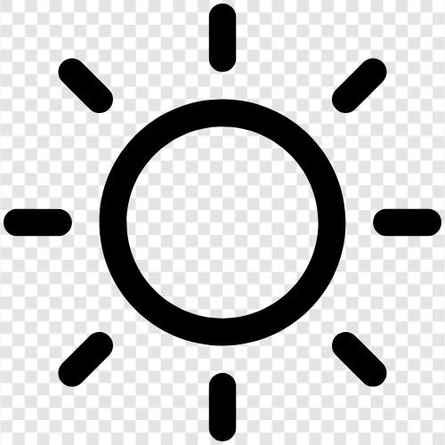 Wetter, Sonne, Sonnenfinsternis, Planeten symbol
